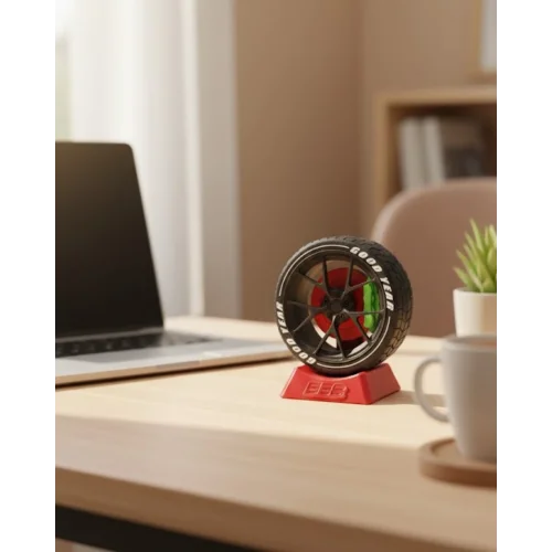 Mey İthalat® Ofis Masası İçin Jant Temalı Dekoratif Masa Üstü Aksesuar