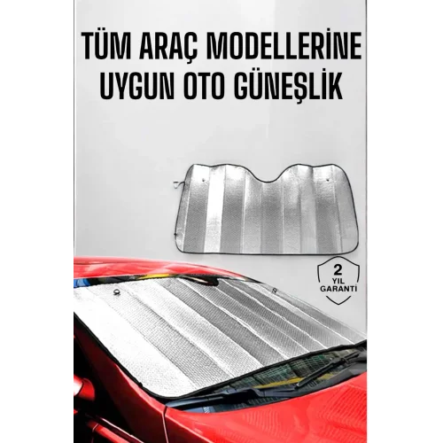 Mey İthalat® Oto Güneşlik Tüm Araç Tiplerine Uygun Isı Önleyici