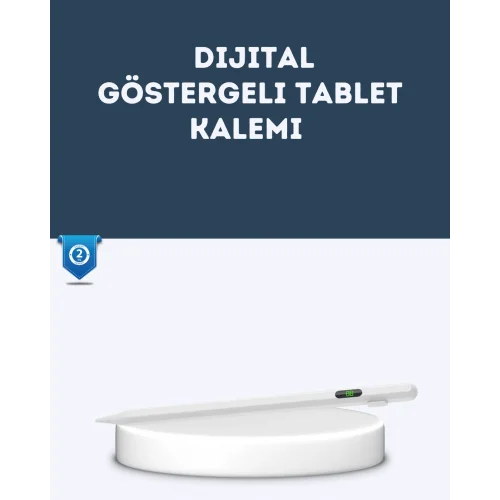 Mey İthalat® Otomatik Kapanma Özellikli iPad Dokunmatik Kalemi 35 Dakika Hızlı Şarj