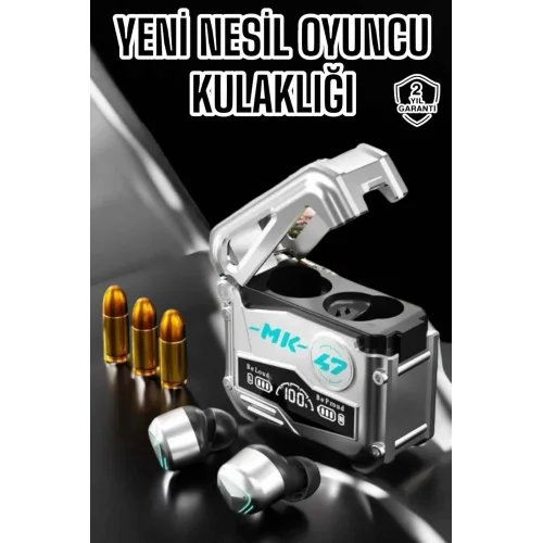 Mey İthalat® Oyuncu Kulaklığı Bluetooth Bağlantılı ANC Özelliği 5.0 Bluetooth