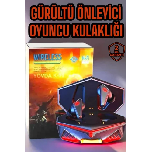 Mey İthalat® Oyuncu Kulaklığı Gamer Kulaklık Yüksek Ses Kaliteli Gürültü Önleyici Yeni Nesil