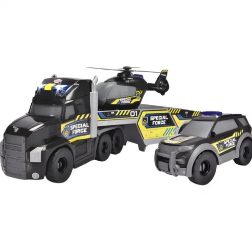 Mey İthalat® Özel Kuvvetler Tırı Helikopter ve Araç Seti 70 cm