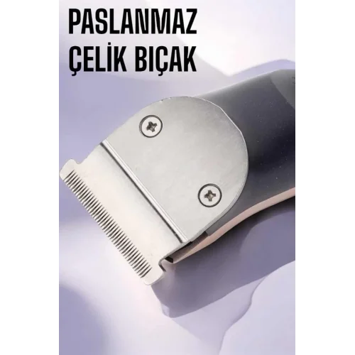 Mey İthalat® Paslanmaz Çelik Bıçaklı Hassas Çelik Bıçaklı Tıraş Makinesi