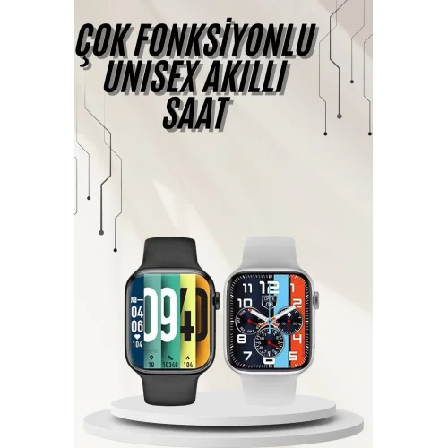 Mey İthalat® Plastik Kordonlu Kalp Atışı Uyku Takibi ve Çağrı Cevaplayabilen Akıllı Saat