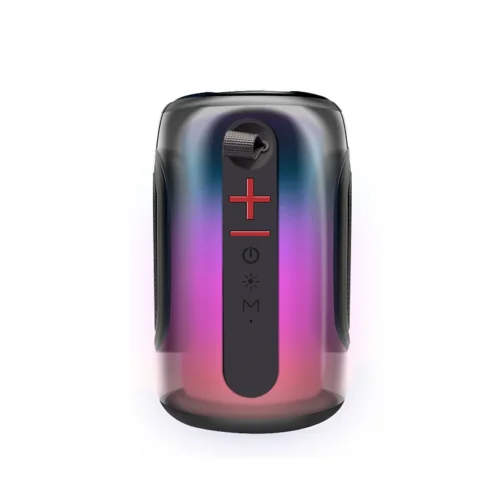 Mey İthalat®  Pluse 8 RGB Kablosuz Hoparlör - Siyah