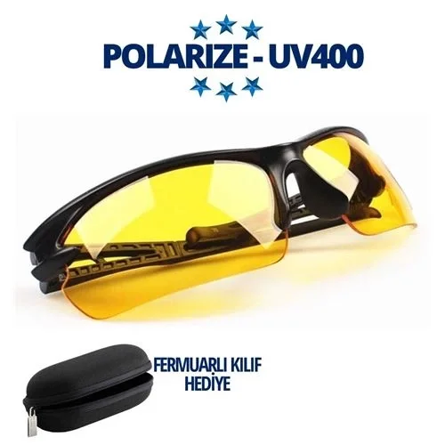 Mey İthalat® Polarize UV400 Sarı Camlı Güneş Gözlüğü
