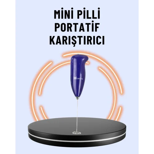 Mey İthalat® Portatif Kahve Köpürtücü – Latte, Cappuccino, Milkshake ve Puding Yapıcı