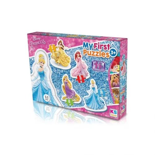 Mey İthalat® PR 10304 Prenses Benim Puzzle 4 in 1 - Ks Puzzle