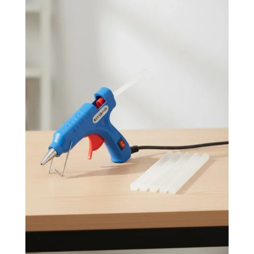 Mey İthalat® Pratik Kullanımlı 20W Silikon Tabancası 7.5 mm Silikon Uyumlu 5 Adet Hediye Silikon