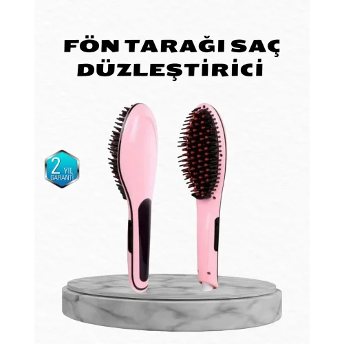 Mey İthalat® Profesyonel Saç Düzleştirici 5 Kademeli Isı Ayarlı Seramik Plakalı