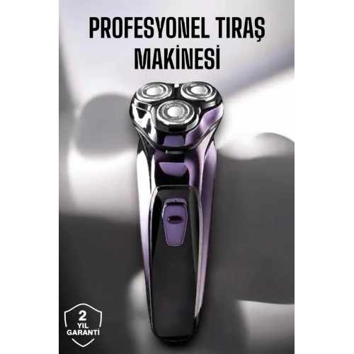 Mey İthalat® Profesyonel Şarjlı Saç ve Sakal Tıraş Makinesi Hassas Kesim