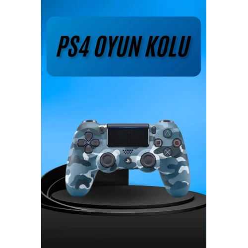 Mey İthalat® PS4 Joystick Oyun Kolu Titreşimli Uzun Pil Ömrü USB Şarj Kablolu