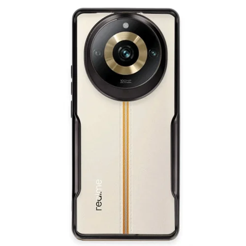 Mey İthalat®  Realme 11 Pro Kılıf Boyi Silikon Kapak - Siyah