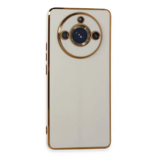 Mey İthalat®  Realme 11 Pro Kılıf Volet Silikon - Beyaz