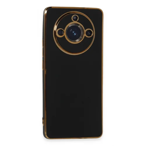 Mey İthalat®  Realme 11 Pro Kılıf Volet Silikon - Siyah