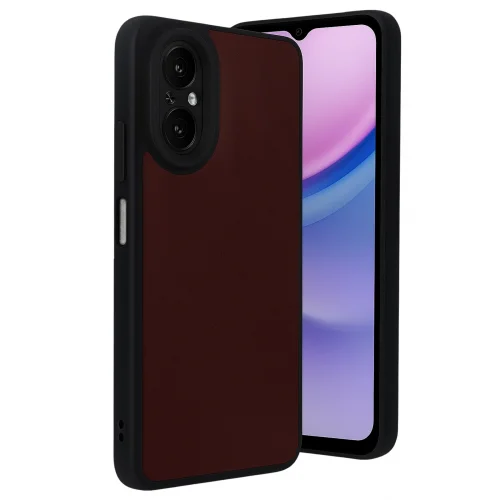 Mey İthalat®  Realme 12 Lite Kılıf Aras Deri Kapak - Bordo