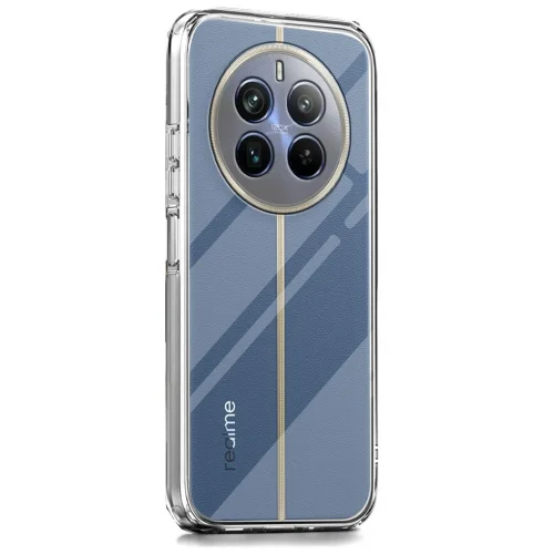 Mey İthalat®  Realme 12 Pro Plus Kılıf Lüx Şeffaf Silikon