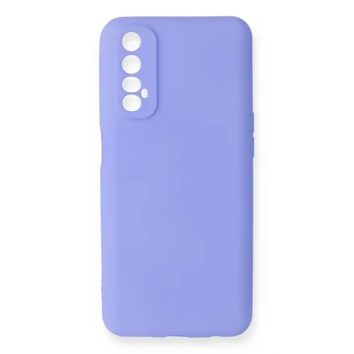 Mey İthalat®  Realme 7 Kılıf First Silikon - Lila