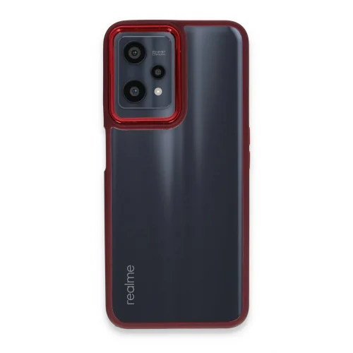 Mey İthalat®  Realme 9 Pro 5G Kılıf Dora Kapak - Kırmızı