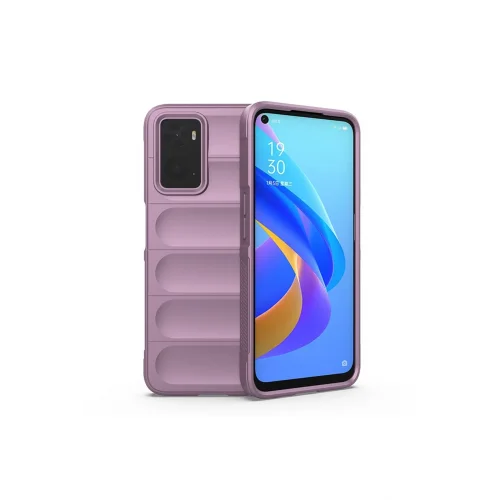 Mey İthalat®  Realme 9i 4G Kılıf Optimum Silikon - Mor