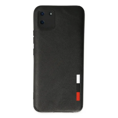 Mey İthalat®  Realme C11 Kılıf Loop Deri Silikon - Siyah