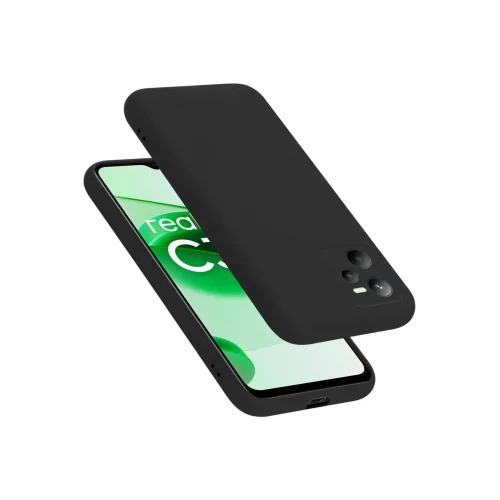 Mey İthalat®  Realme C35 Kılıf First Silikon - Siyah