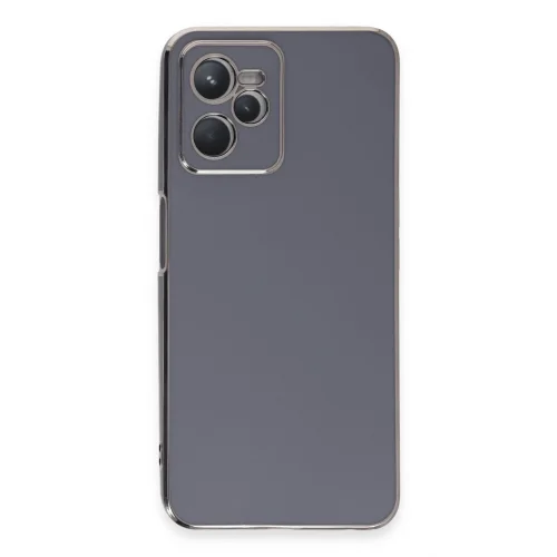 Mey İthalat®  Realme C35 Kılıf Volet Silikon - Mavi