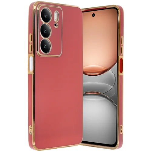 Mey İthalat®  Realme C75 4G Kılıf Volet Silikon - Kırmızı