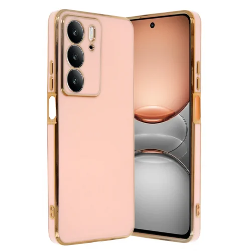 Mey İthalat®  Realme C75 4G Kılıf Volet Silikon - Pembe