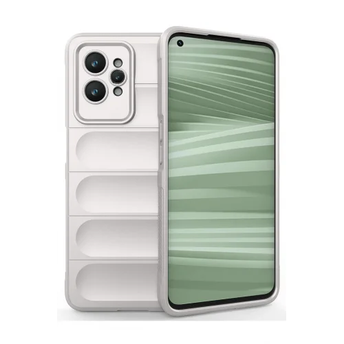 Mey İthalat®  Realme GT2 Pro 5G Kılıf Optimum Silikon - Krem