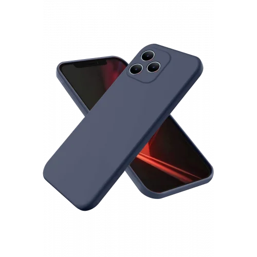 Mey İthalat®  Realme Note 50 4G Kılıf First Silikon - Lacivert