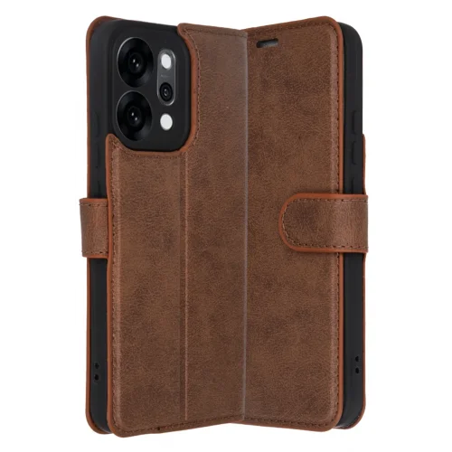 Mey İthalat®   Reno 14 Trend S Plus Kapaklı Kılıf - Taba