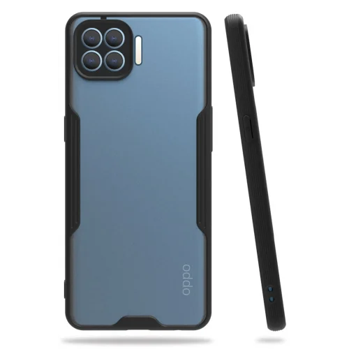 Mey İthalat®   Reno 4 Lite Kılıf Platin Silikon - Siyah