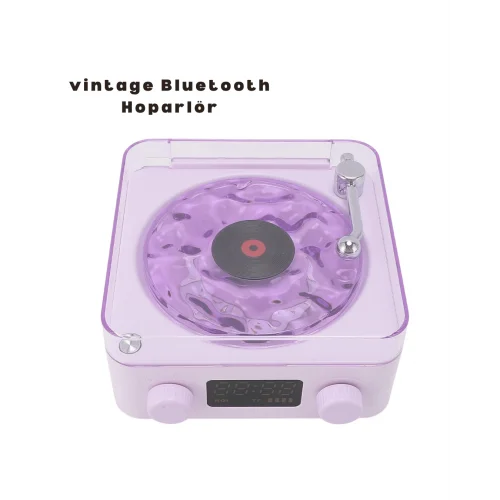 Mey İthalat® Retro Bluetooth Hoparlör MOR