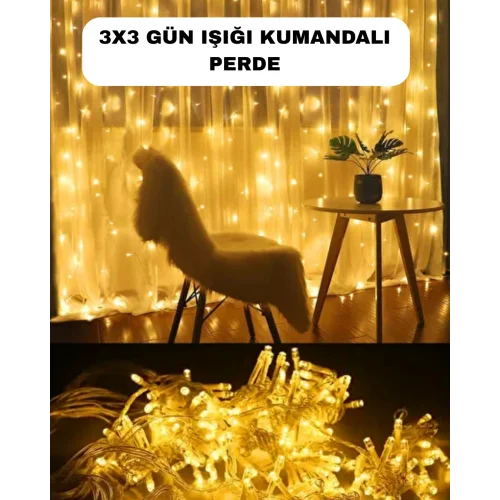 Mey İthalat® Romantik Ambiyans İçin Uzaktan Kumandalı Günışığı Peri Led