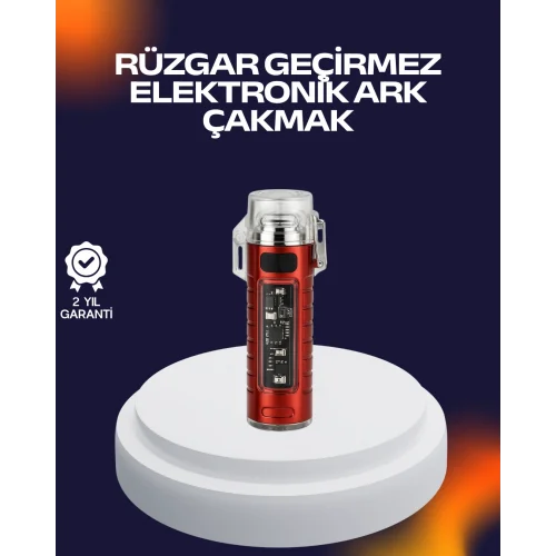 Mey İthalat® Rüzgar Geçirmez Elektrikli Çakmak Hayatta Kalma Tasarımlı