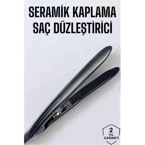 Mey İthalat® Saç Düzleştirici Led Ekranlı Isı Ayarlı Seramik Kaplama Profesyonel