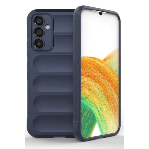 Mey İthalat®  Samsung A56 Kılıf Optimum Silikon - Lacivert