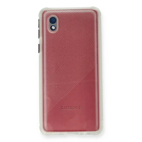 Mey İthalat®  Samsung Galaxy A01 Core Kılıf Miami Şeffaf Silikon - Şeffaf