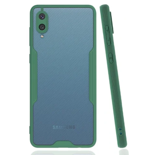 Mey İthalat®  Samsung Galaxy A02 Kılıf Platin Silikon - Yeşil