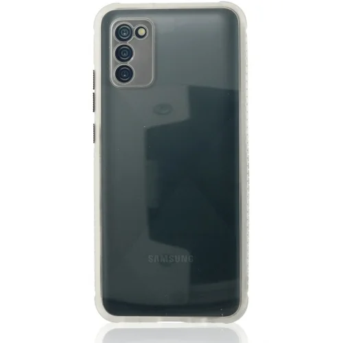 Mey İthalat®  Samsung Galaxy A02S Kılıf Miami Şeffaf Silikon - Şeffaf