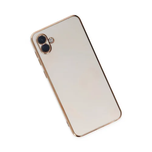 Mey İthalat®  Samsung Galaxy A04 Kılıf Volet Silikon - Beyaz
