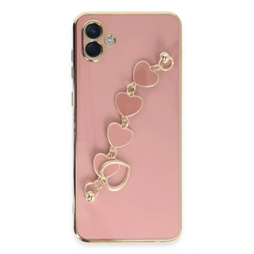 Mey İthalat®  Samsung Galaxy A04E Kılıf Esila Silikon - Pudra