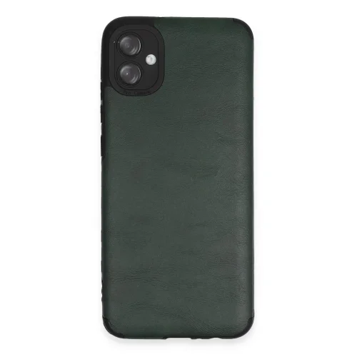 Mey İthalat®  Samsung Galaxy A04E Kılıf Loop Deri Silikon - Yeşil