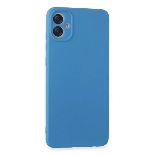 Mey İthalat®  Samsung Galaxy A05 Kılıf First Silikon - Mavi