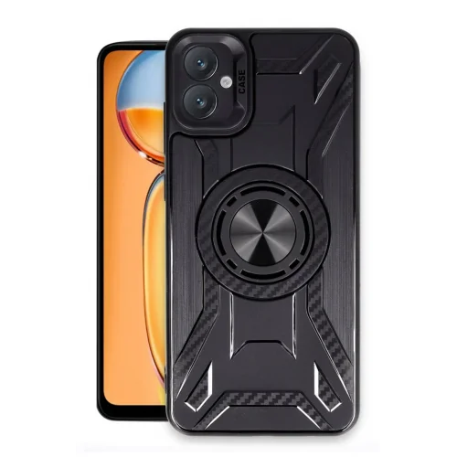 Mey İthalat®  Samsung Galaxy A05 Kılıf Lincoln Silikon - Siyah