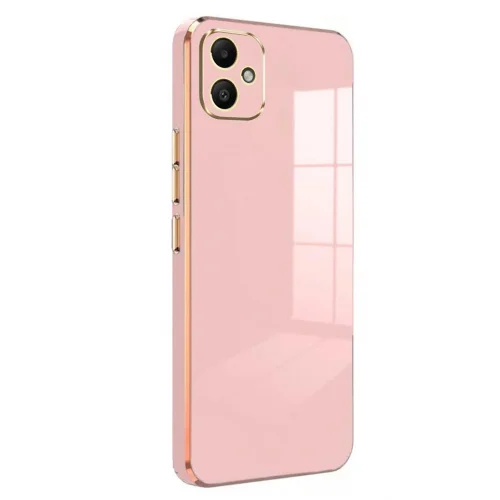 Mey İthalat®  Samsung Galaxy A05 Kılıf Volet Silikon - Pembe