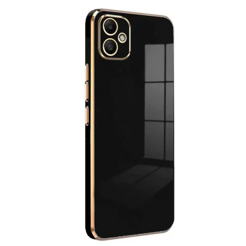 Mey İthalat®  Samsung Galaxy A05 Kılıf Volet Silikon - Siyah