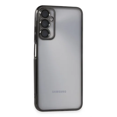 Mey İthalat®  Samsung Galaxy A05S Kılıf  Lensli Silikon - Siyah
