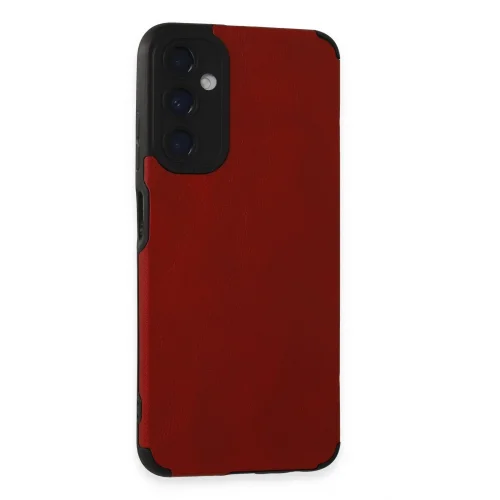 Mey İthalat®  Samsung Galaxy A05S Kılıf Loop Deri Silikon - Kırmızı